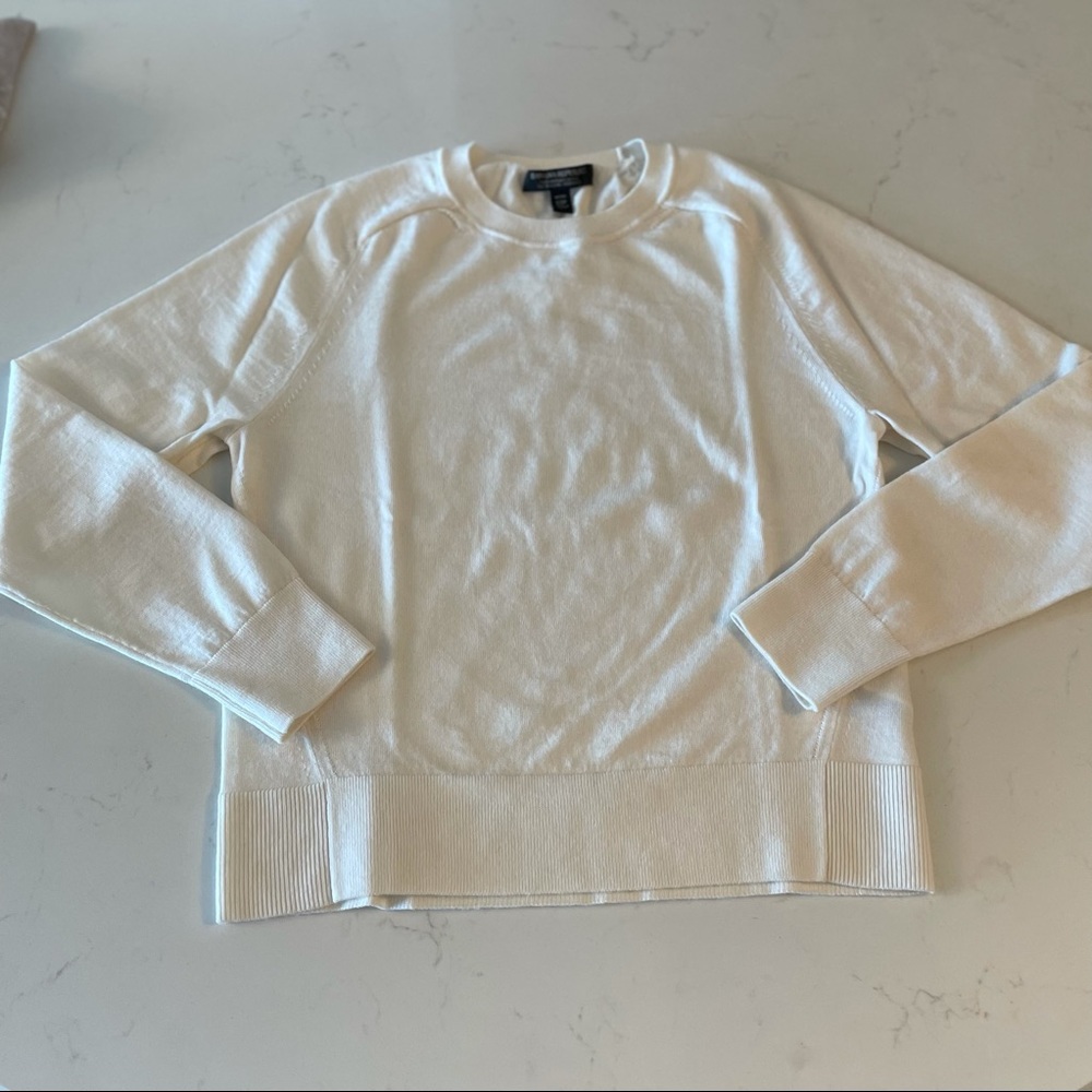 Merino wool off-white sweater